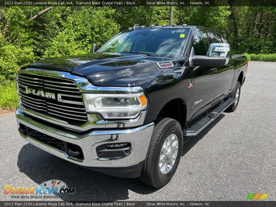 2023 Ram 2500 Laramie Mega Cab 4x4 Diamond Black Crystal Pearl / Black Photo #3