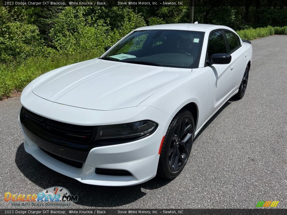 2023 Dodge Charger SXT Blacktop White Knuckle / Black Photo #2