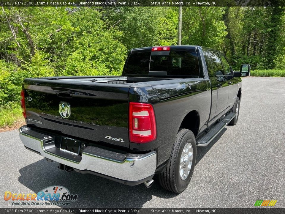 2023 Ram 2500 Laramie Mega Cab 4x4 Diamond Black Crystal Pearl / Black Photo #7