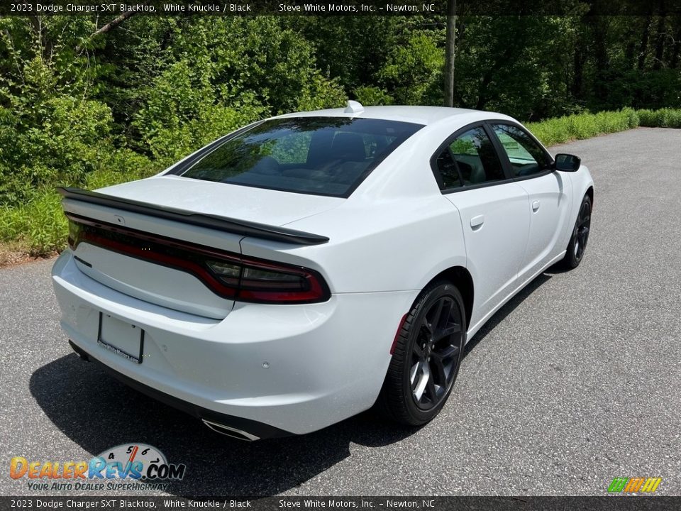 2023 Dodge Charger SXT Blacktop White Knuckle / Black Photo #6