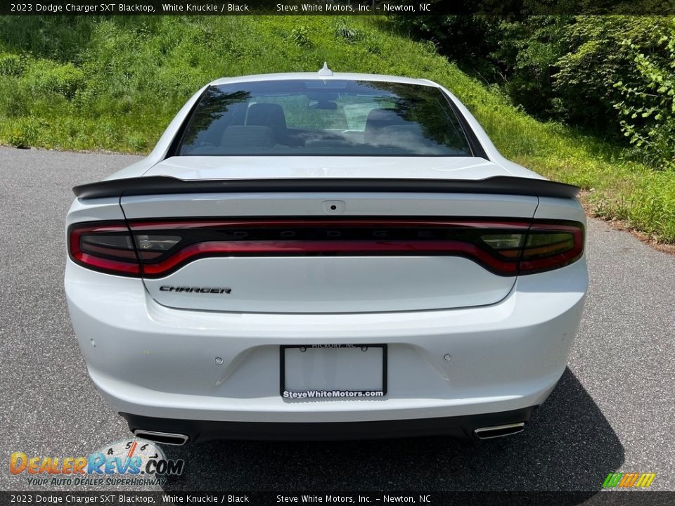 2023 Dodge Charger SXT Blacktop White Knuckle / Black Photo #7