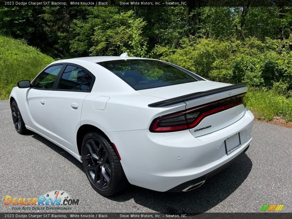 2023 Dodge Charger SXT Blacktop White Knuckle / Black Photo #8