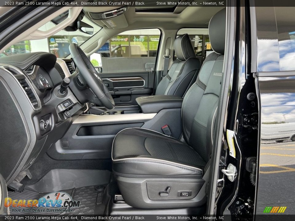 Black Interior - 2023 Ram 2500 Laramie Mega Cab 4x4 Photo #14