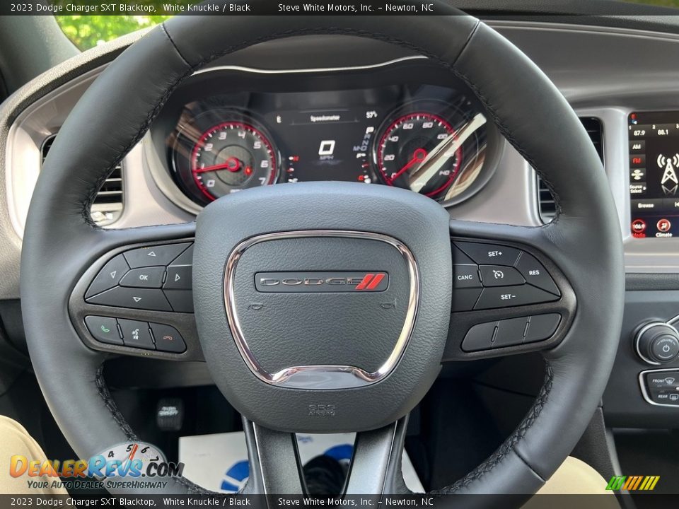 2023 Dodge Charger SXT Blacktop Steering Wheel Photo #19