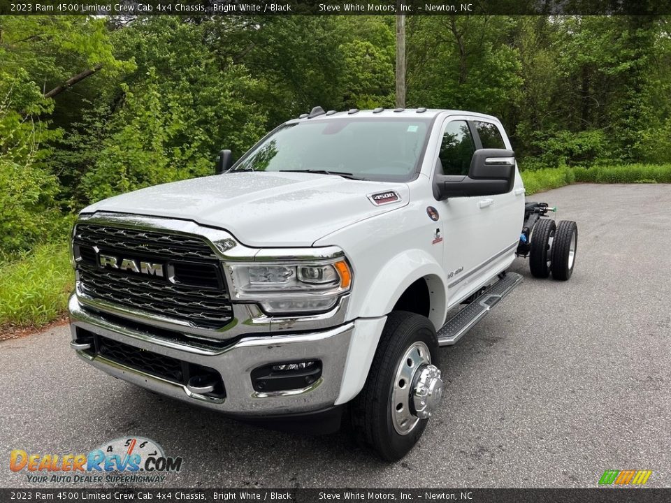 2023 Ram 4500 Limited Crew Cab 4x4 Chassis Bright White / Black Photo #2