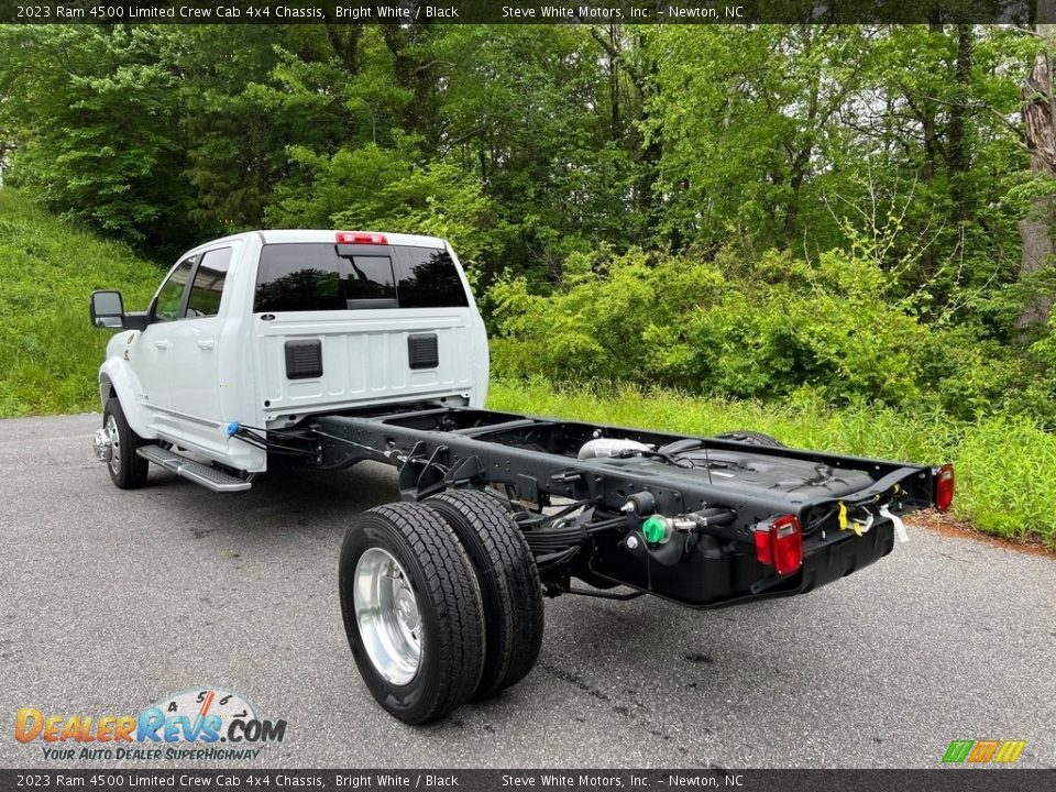 2023 Ram 4500 Limited Crew Cab 4x4 Chassis Bright White / Black Photo #8