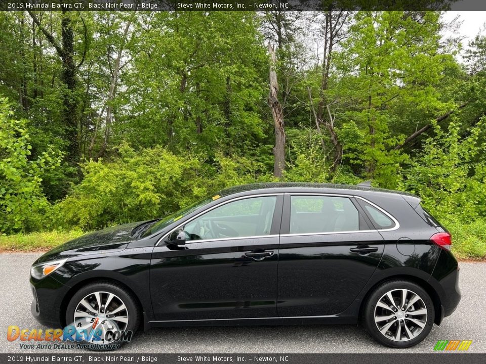 2019 Hyundai Elantra GT Black Noir Pearl / Beige Photo #1