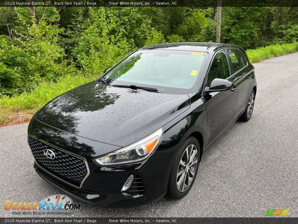 2019 Hyundai Elantra GT Black Noir Pearl / Beige Photo #2