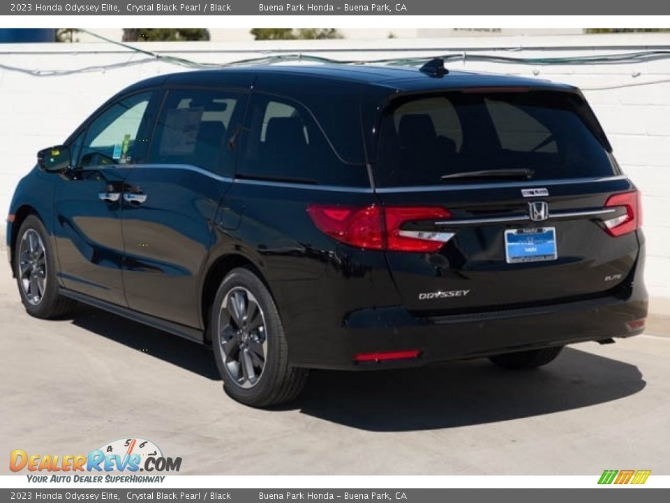 2023 Honda Odyssey Elite Crystal Black Pearl / Black Photo #2