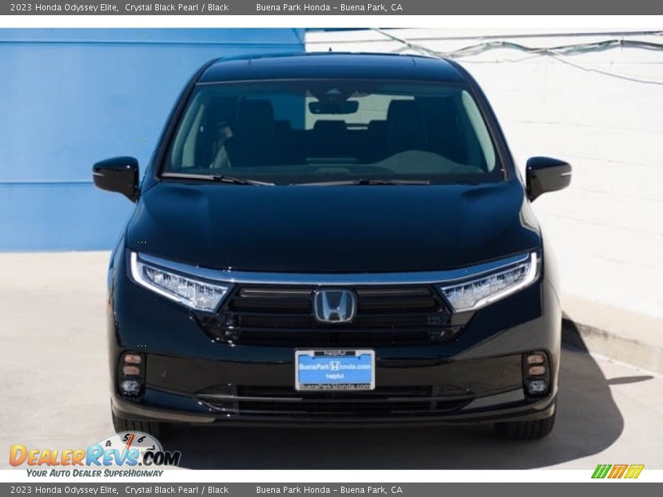 2023 Honda Odyssey Elite Crystal Black Pearl / Black Photo #3