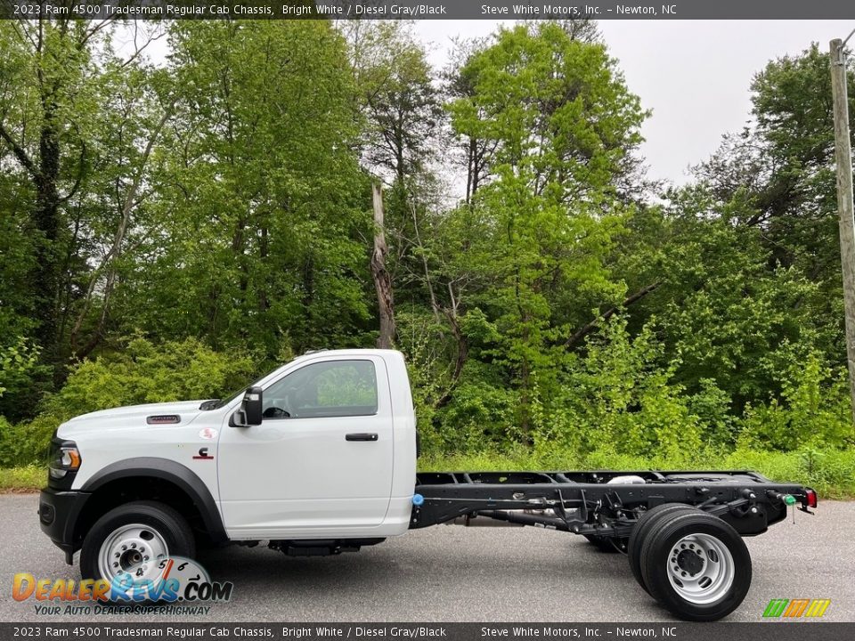 Bright White 2023 Ram 4500 Tradesman Regular Cab Chassis Photo #1