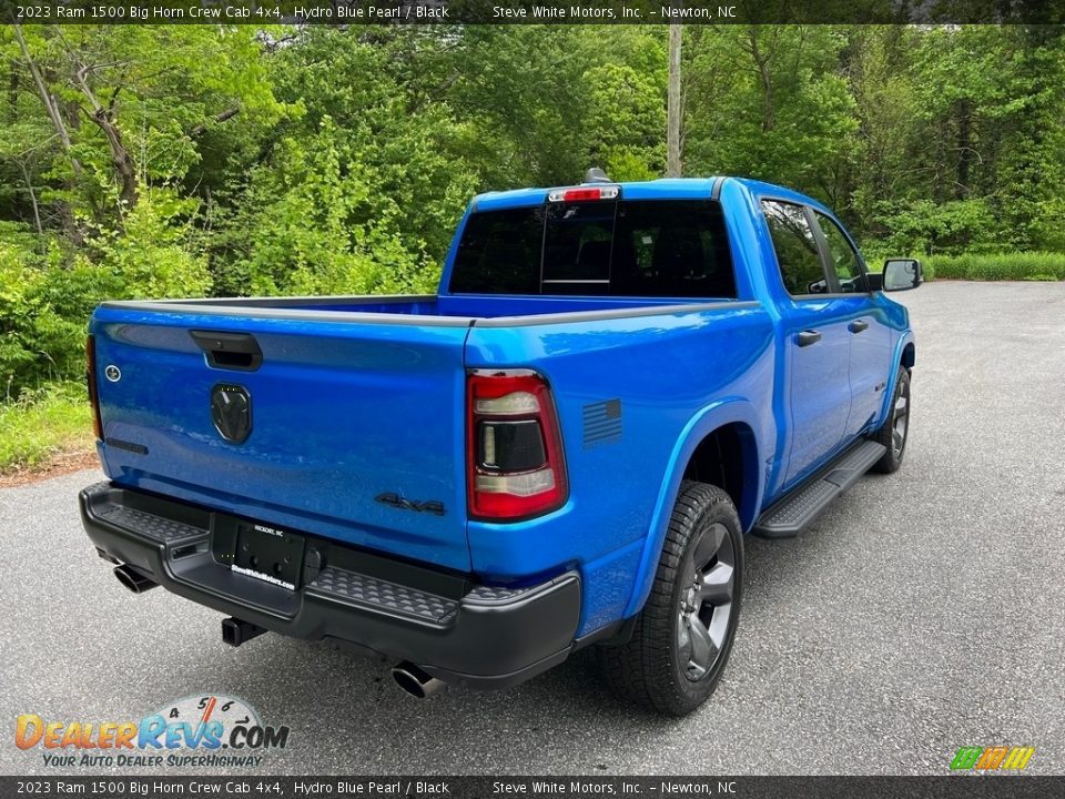 2023 Ram 1500 Big Horn Crew Cab 4x4 Hydro Blue Pearl / Black Photo #6