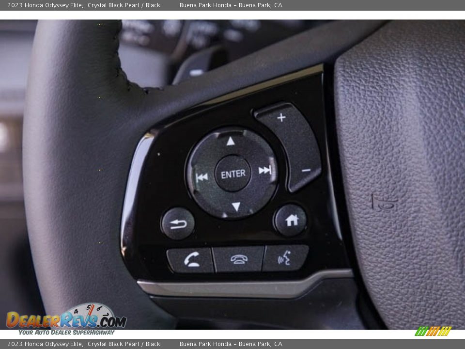 2023 Honda Odyssey Elite Crystal Black Pearl / Black Photo #18