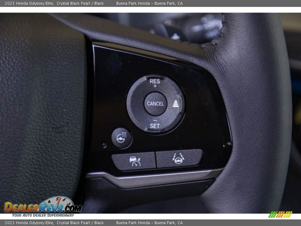 2023 Honda Odyssey Elite Crystal Black Pearl / Black Photo #19