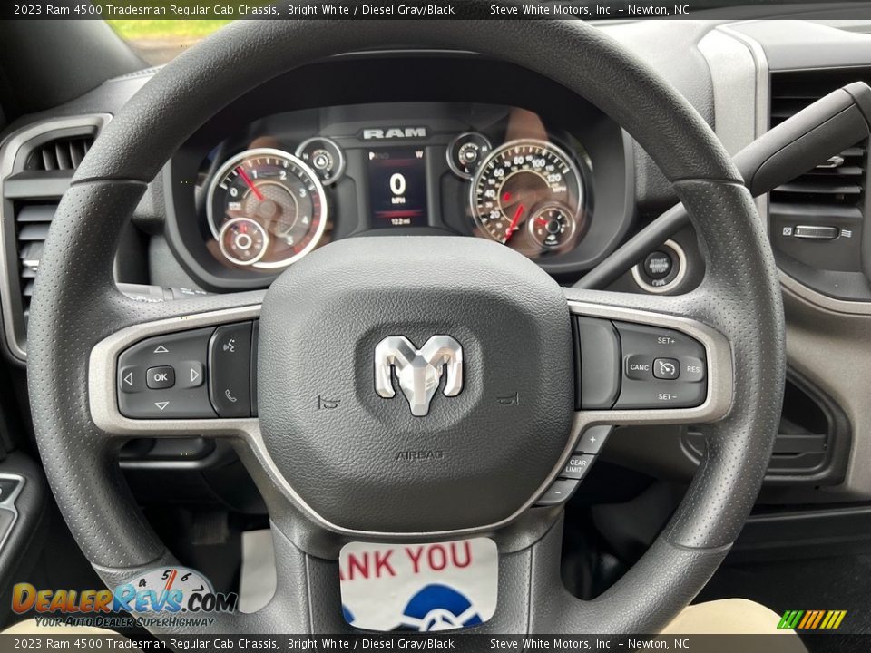 2023 Ram 4500 Tradesman Regular Cab Chassis Steering Wheel Photo #14