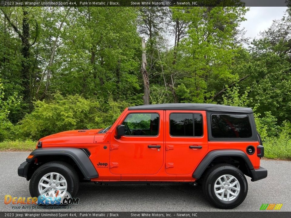 2023 Jeep Wrangler Unlimited Sport 4x4 Punk'n Metallic / Black Photo #1