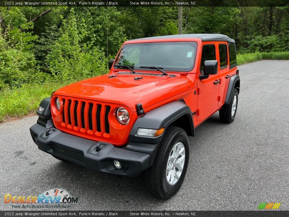 2023 Jeep Wrangler Unlimited Sport 4x4 Punk'n Metallic / Black Photo #2