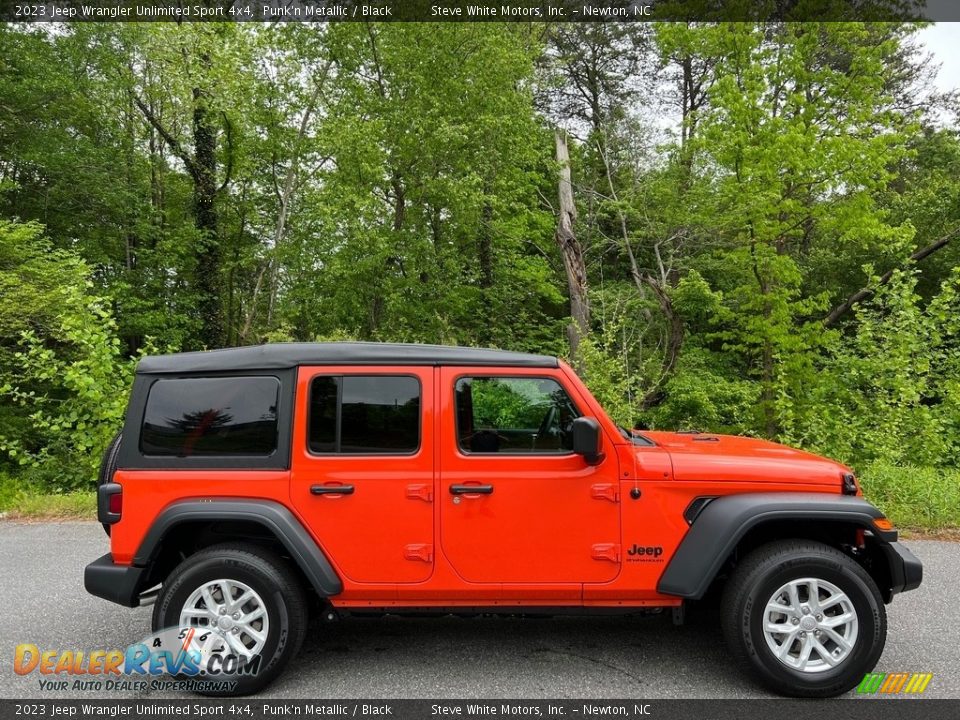 2023 Jeep Wrangler Unlimited Sport 4x4 Punk'n Metallic / Black Photo #5