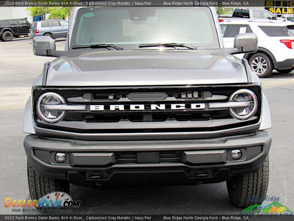 2023 Ford Bronco Outer Banks 4X4 4-Door Carbonized Gray Metallic / Navy Pier Photo #8