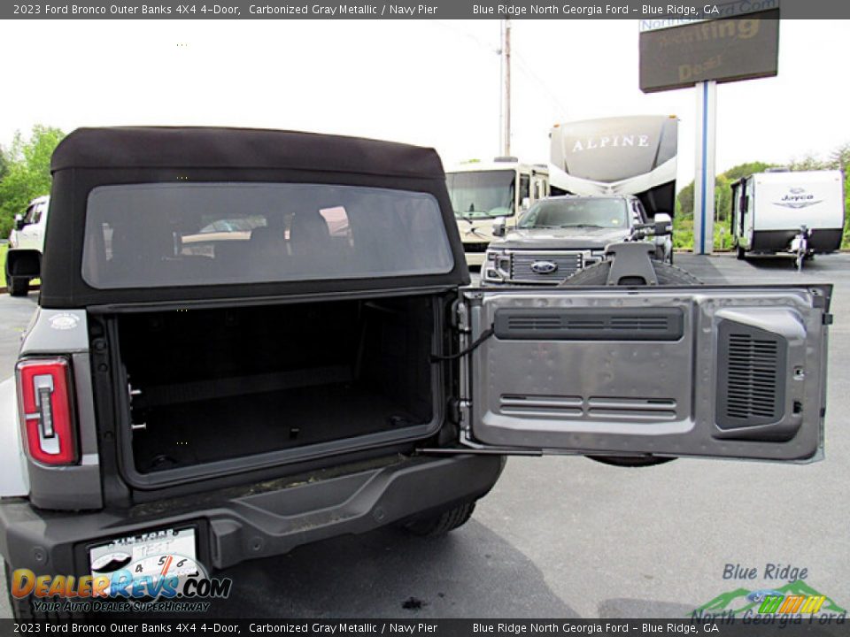 2023 Ford Bronco Outer Banks 4X4 4-Door Carbonized Gray Metallic / Navy Pier Photo #14