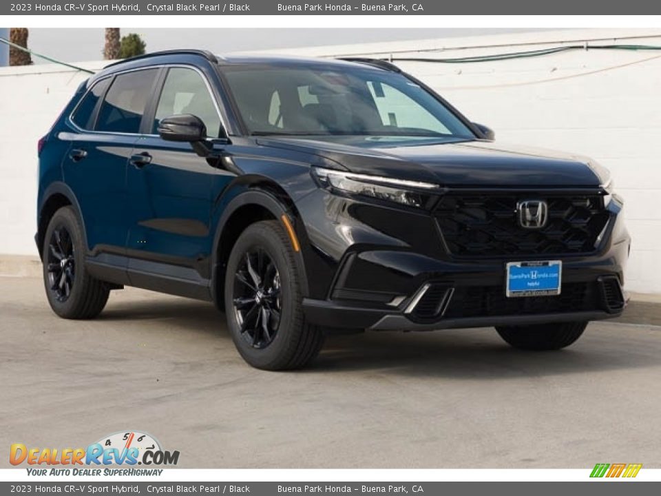 2023 Honda CR-V Sport Hybrid Crystal Black Pearl / Black Photo #1