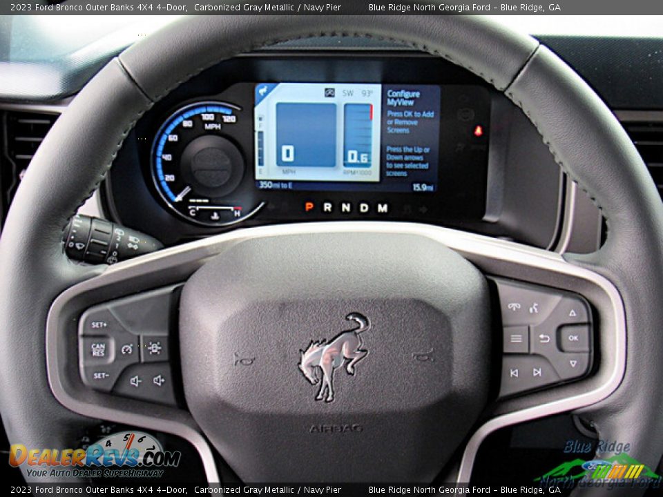 2023 Ford Bronco Outer Banks 4X4 4-Door Steering Wheel Photo #17