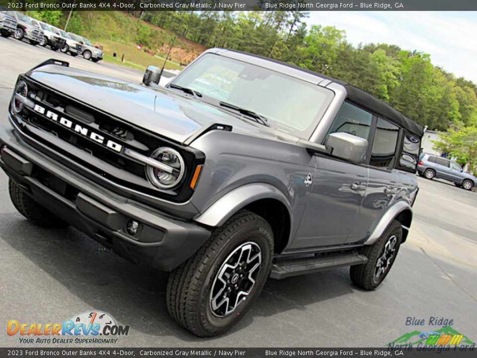 2023 Ford Bronco Outer Banks 4X4 4-Door Carbonized Gray Metallic / Navy Pier Photo #26