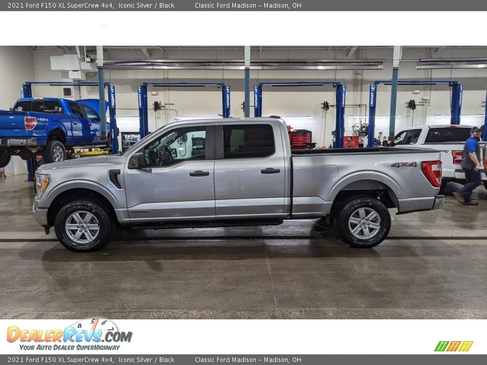 Iconic Silver 2021 Ford F150 XL SuperCrew 4x4 Photo #2