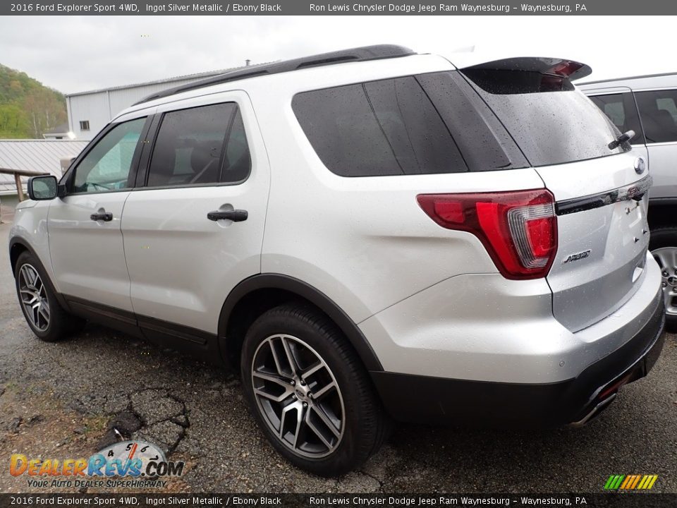 2016 Ford Explorer Sport 4WD Ingot Silver Metallic / Ebony Black Photo #2