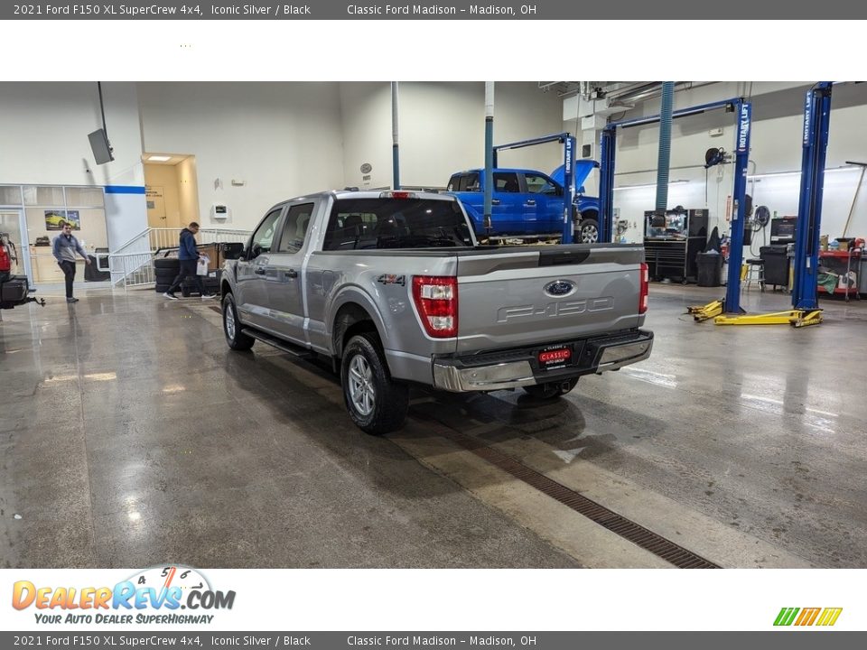 2021 Ford F150 XL SuperCrew 4x4 Iconic Silver / Black Photo #3
