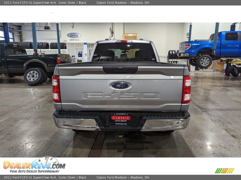 2021 Ford F150 XL SuperCrew 4x4 Iconic Silver / Black Photo #4