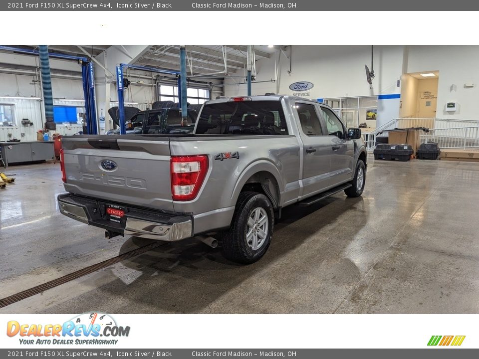 2021 Ford F150 XL SuperCrew 4x4 Iconic Silver / Black Photo #5