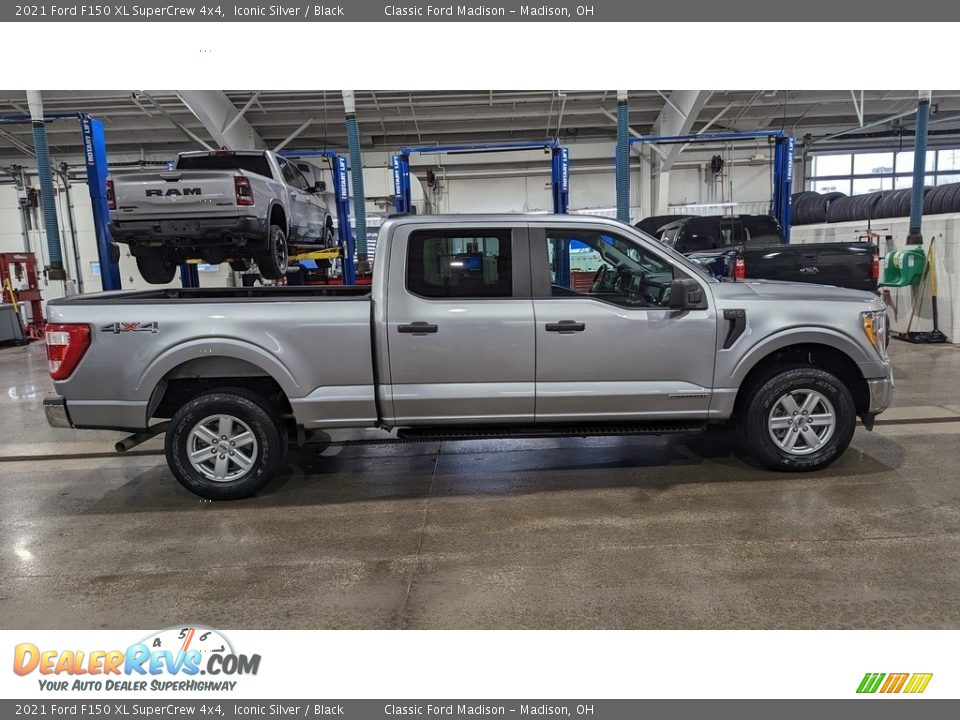 2021 Ford F150 XL SuperCrew 4x4 Iconic Silver / Black Photo #6