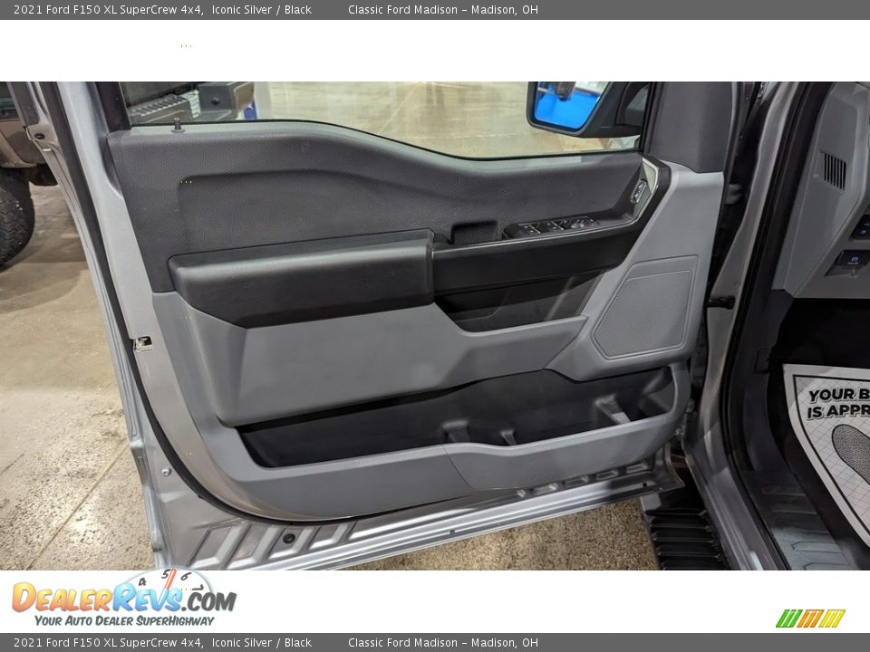 2021 Ford F150 XL SuperCrew 4x4 Iconic Silver / Black Photo #9