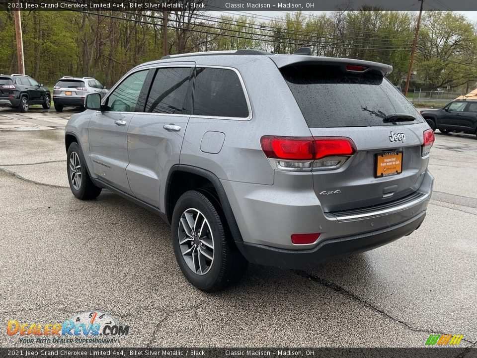 2021 Jeep Grand Cherokee Limited 4x4 Billet Silver Metallic / Black Photo #9