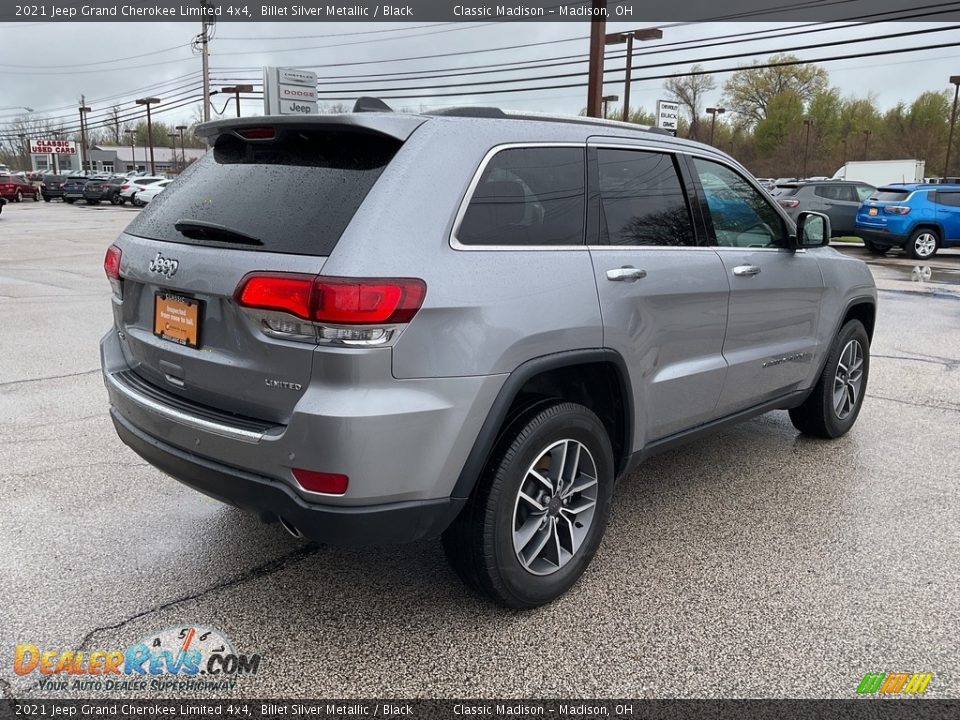 2021 Jeep Grand Cherokee Limited 4x4 Billet Silver Metallic / Black Photo #10