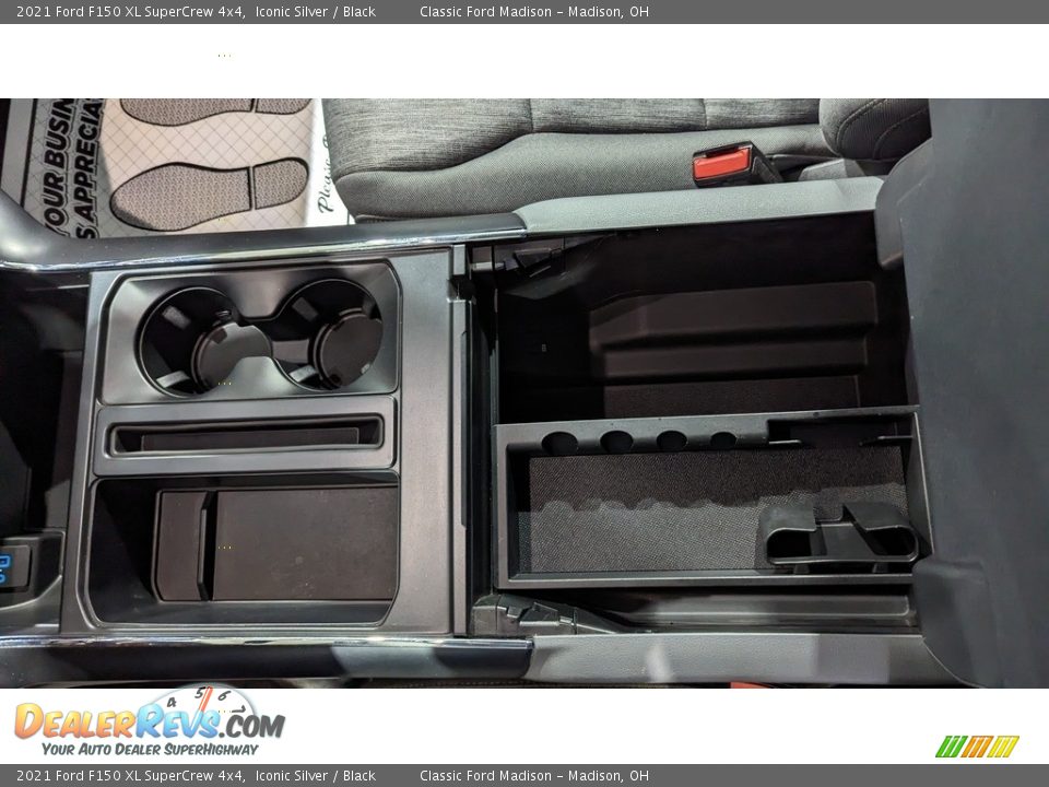 2021 Ford F150 XL SuperCrew 4x4 Iconic Silver / Black Photo #12