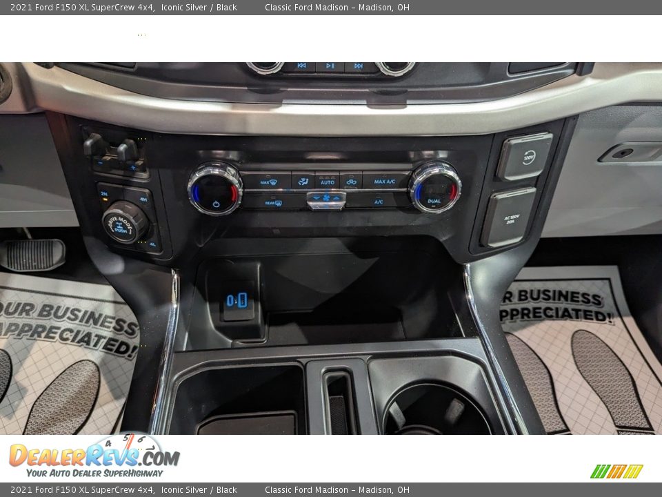 2021 Ford F150 XL SuperCrew 4x4 Iconic Silver / Black Photo #13