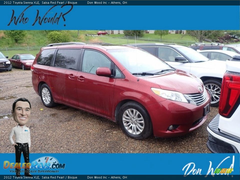 2012 Toyota Sienna XLE Salsa Red Pearl / Bisque Photo #1