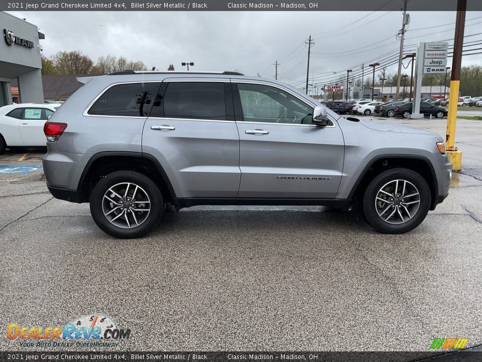 2021 Jeep Grand Cherokee Limited 4x4 Billet Silver Metallic / Black Photo #11