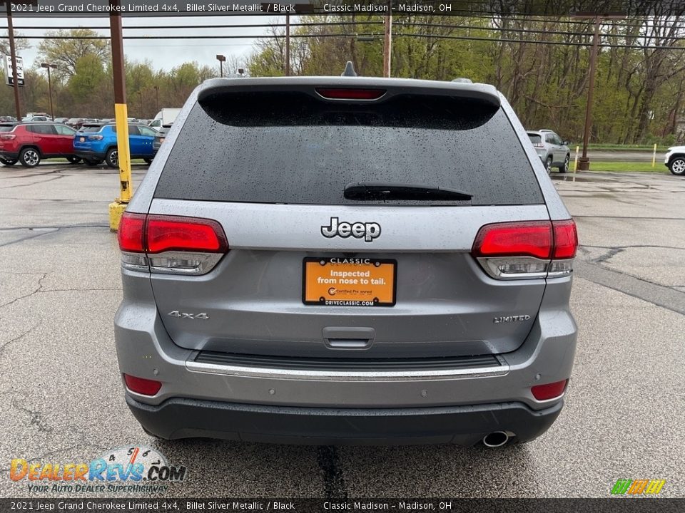 2021 Jeep Grand Cherokee Limited 4x4 Billet Silver Metallic / Black Photo #13