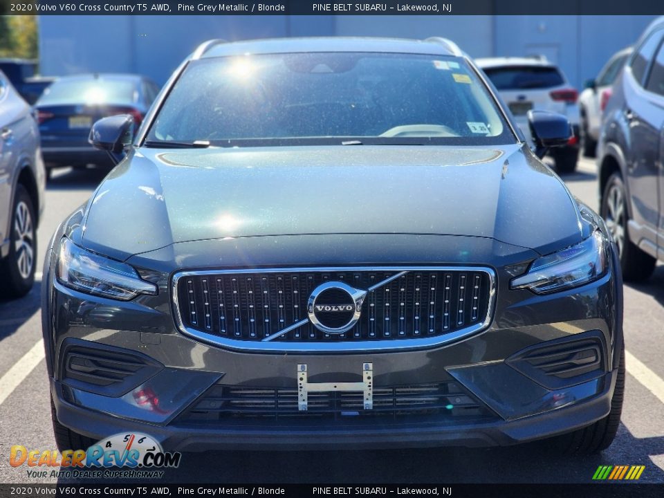 2020 Volvo V60 Cross Country T5 AWD Pine Grey Metallic / Blonde Photo #2