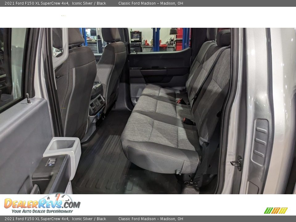 Rear Seat of 2021 Ford F150 XL SuperCrew 4x4 Photo #18