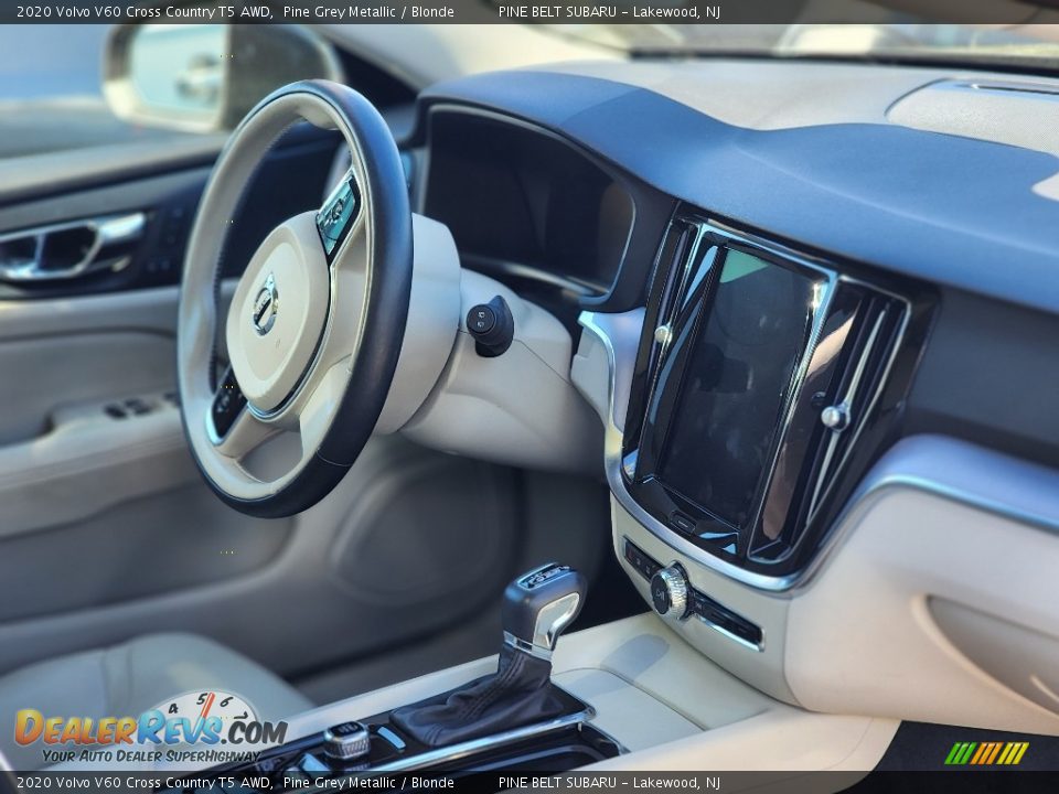 2020 Volvo V60 Cross Country T5 AWD Pine Grey Metallic / Blonde Photo #3