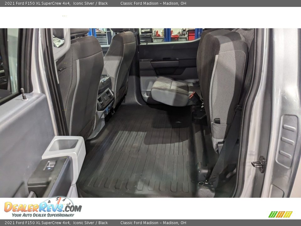 Rear Seat of 2021 Ford F150 XL SuperCrew 4x4 Photo #19