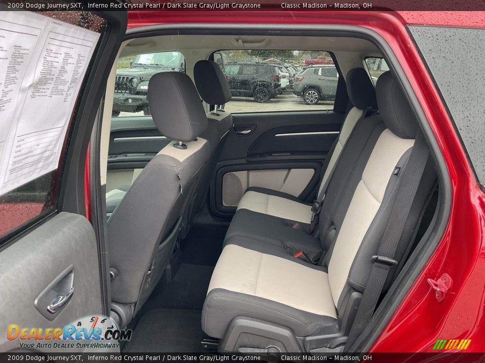 2009 Dodge Journey SXT Inferno Red Crystal Pearl / Dark Slate Gray/Light Graystone Photo #3