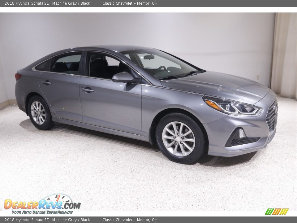 2018 Hyundai Sonata SE Machine Gray / Black Photo #1