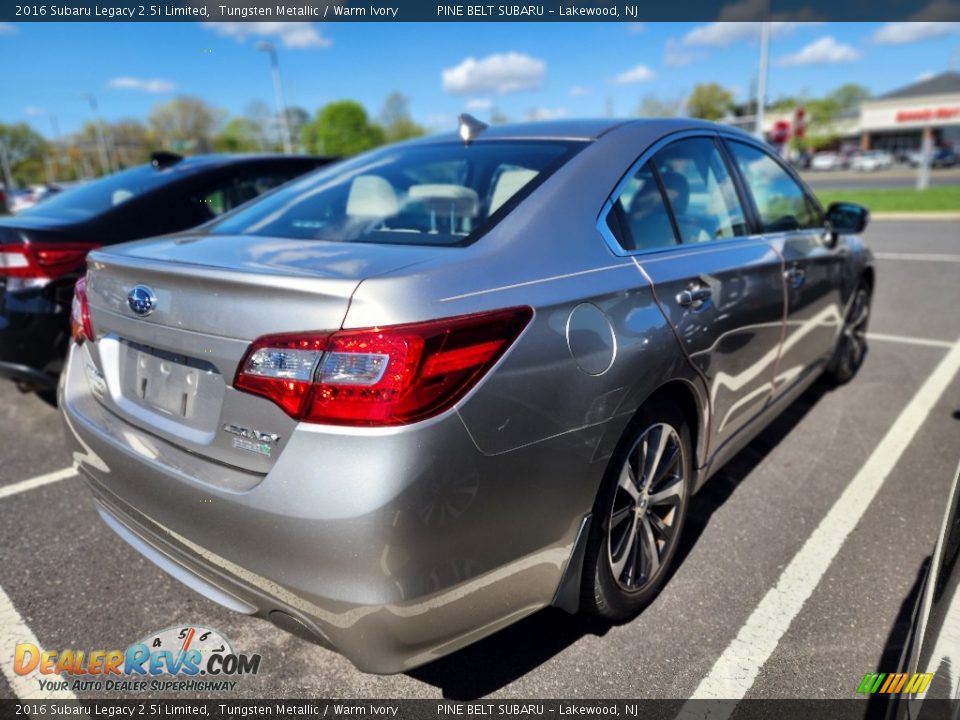 2016 Subaru Legacy 2.5i Limited Tungsten Metallic / Warm Ivory Photo #3