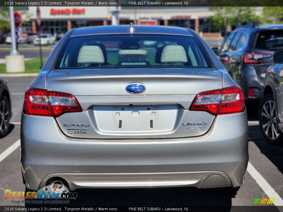 2016 Subaru Legacy 2.5i Limited Tungsten Metallic / Warm Ivory Photo #4