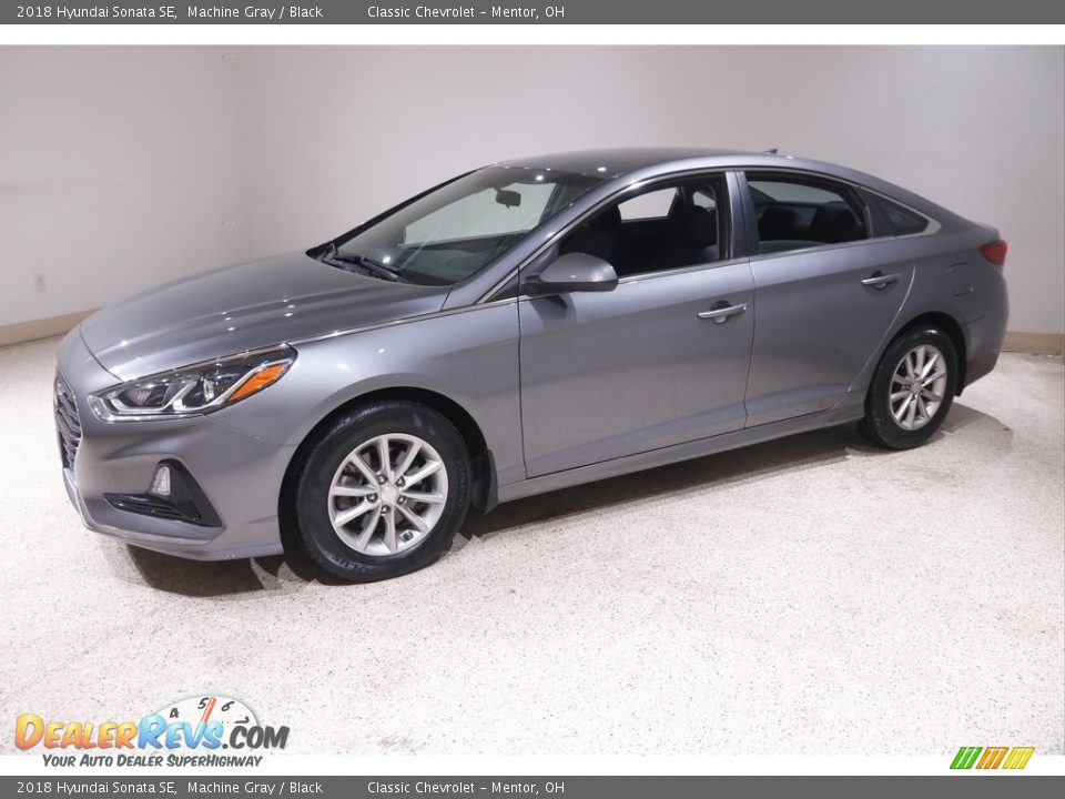 2018 Hyundai Sonata SE Machine Gray / Black Photo #3